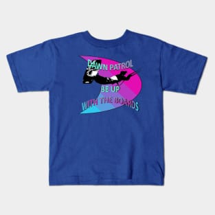 Freestyle Kitesurfer Be Up With The Boards Fun Pun Kids T-Shirt